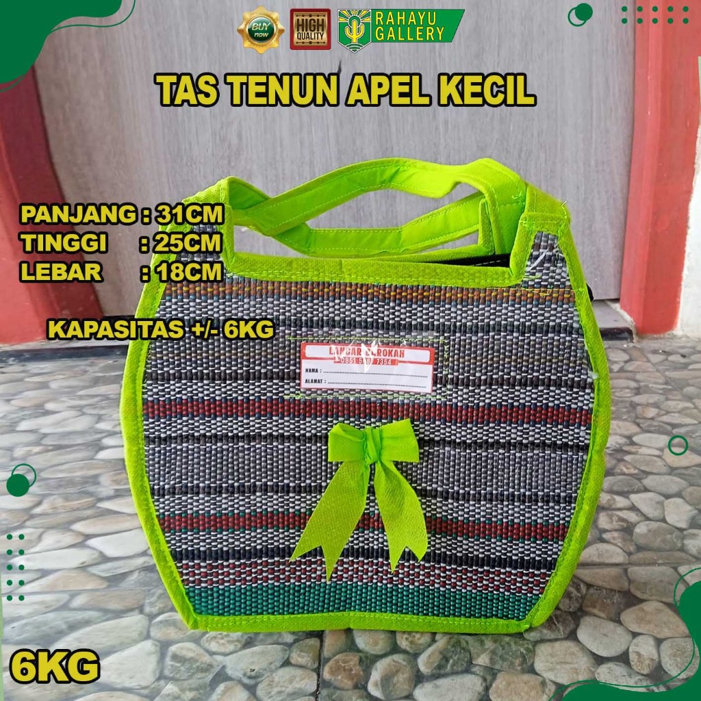 TAS TIKAR BUWOH - TAS TENUN HAJATAN - TAS TENUN APEL KECIL
