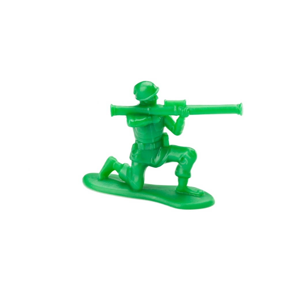 Mainan Tentara Plastik Mini / Army Men Hijau / Koleksi Prajurit Klasik