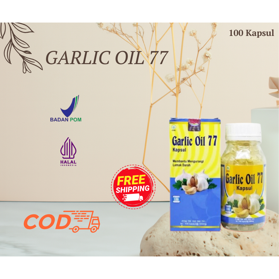 Garlic Oil 77 - Kapsul Bawang Putih Garlic Oil