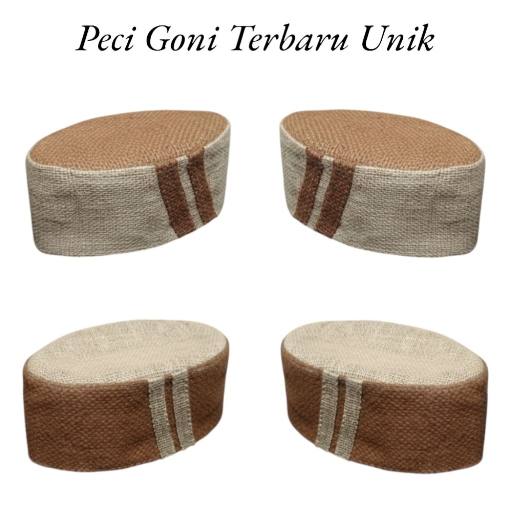 Peci Unik Pria Dewasa Terbaru / Kopiah Motif Anak Laki Laki / Peci Goni / Kopiah Songkok Goni