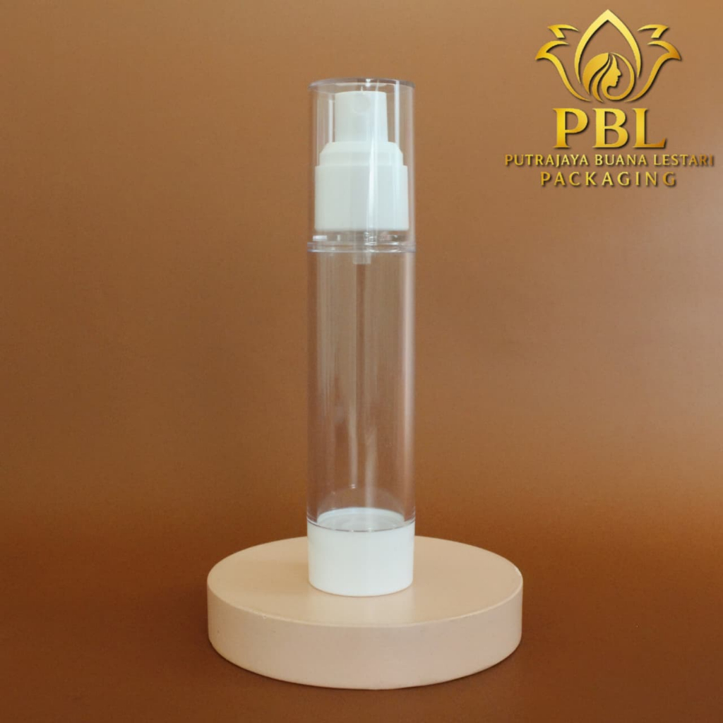 Botol Airless Spray 50ml Bening Acrylic Import / Botol Spray 50ml / Botol Parfum 50ml