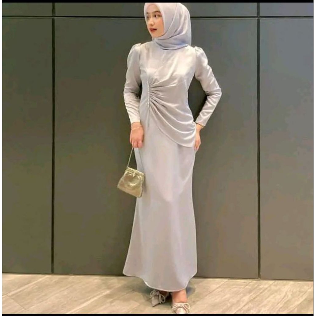 Dress Kondangan Wanita Gaun Pesta Baju Wisuda Lamaran Dress Terbaru