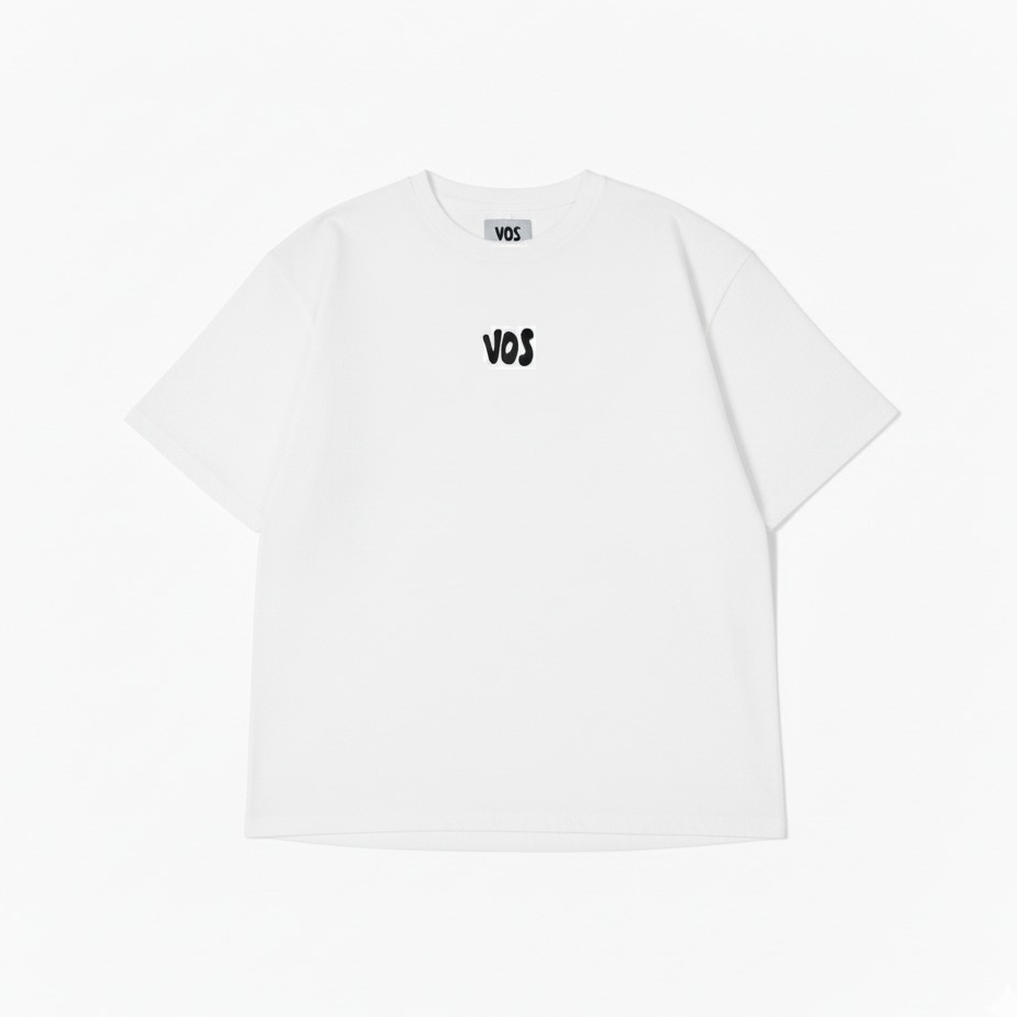 Kaos Oversize White Pria Wanita | T-shirt Riding Motor Vespa | Oversize White VOS Ignite Series | VO