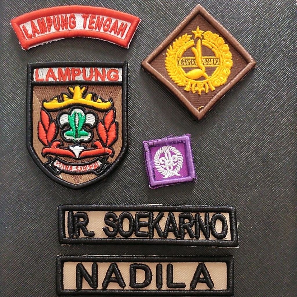 ATRIBUT PRAMUKA BORDIR TIMBUL