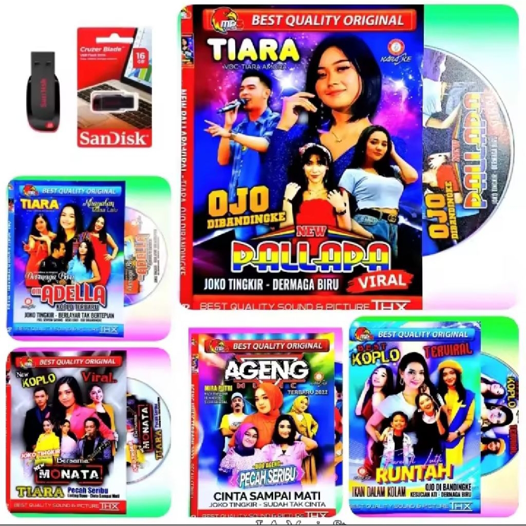 FLASHDISK ORIGINAL 16GB FULL ISI LAGU DANGDUT KOPLO TERBARU- FLASHDISK ISI LAGU DANGDUT-FLASHDISK IS