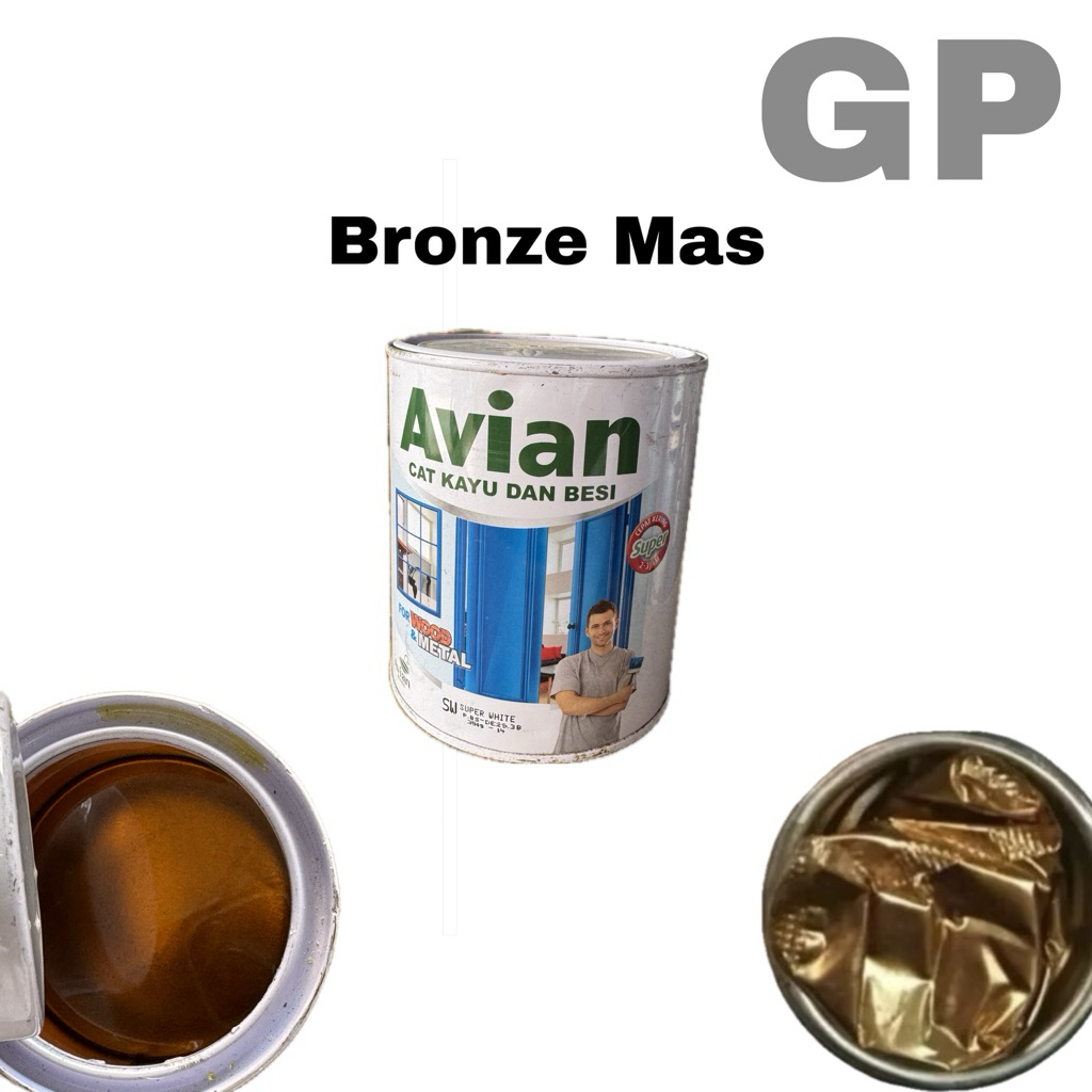 Avian Cat Minyak Bronze Emas 100cc