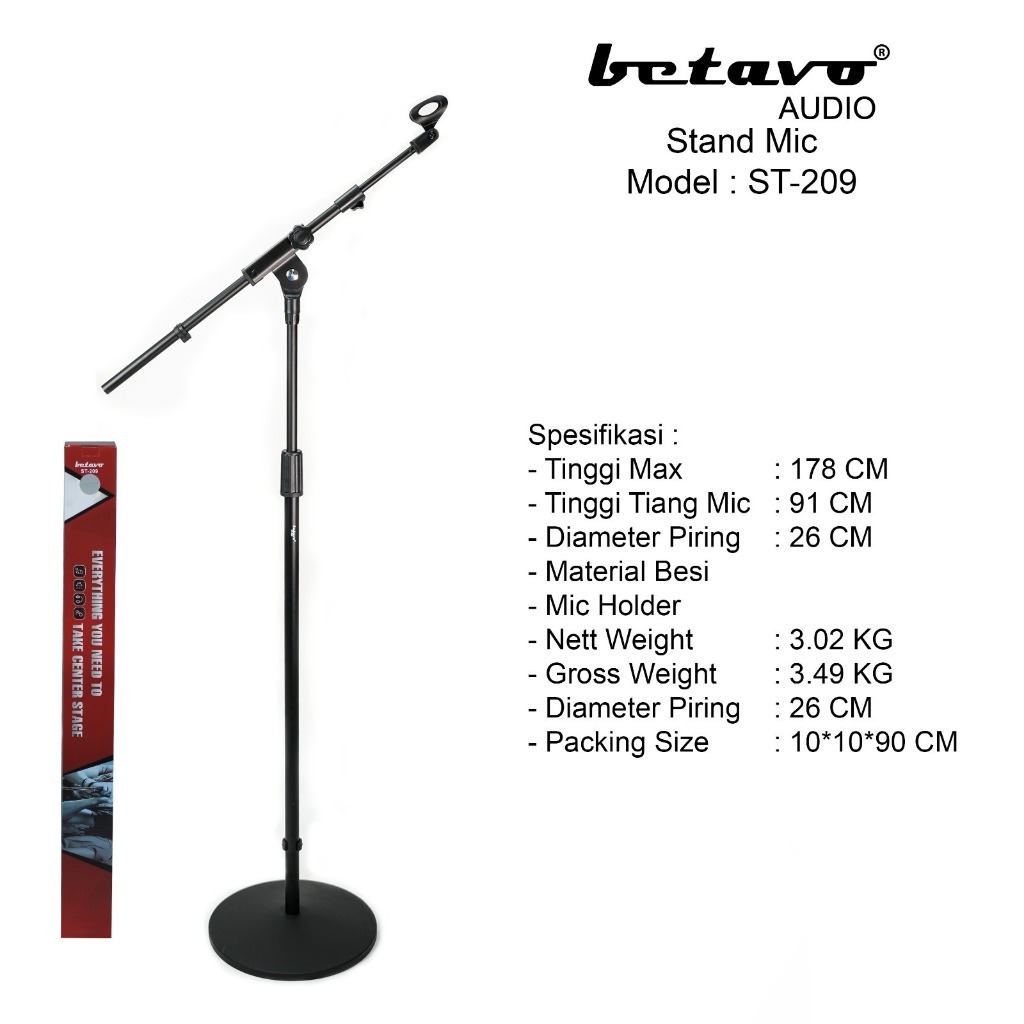 Stand Mic BETAVO ST 209 / ST209 original
