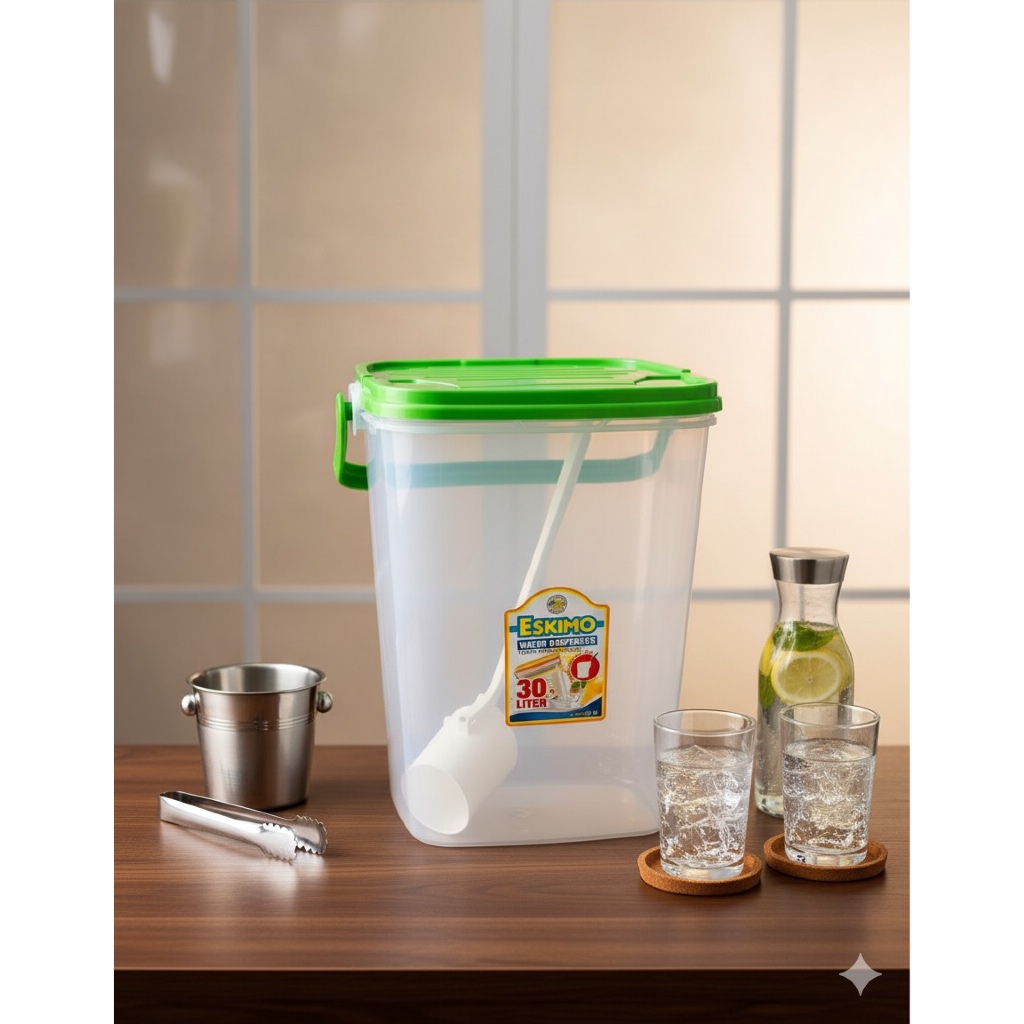 Dispenser Air Minum 30L Wadah Es Teh Galon Serbaguna