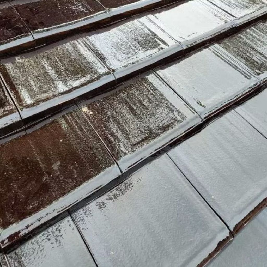 GENTENG KERAMIK KANMURI FULL FLAT GARNET KW 1