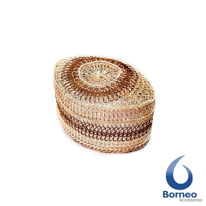 Peci Kopiah Songkok Rotan Kalimantan - Lonjong