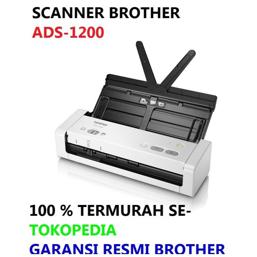 SCANNER PORTABLE BROTHER ADS1200 GARANSI RESMI - ADS 1200 - ADS-1200