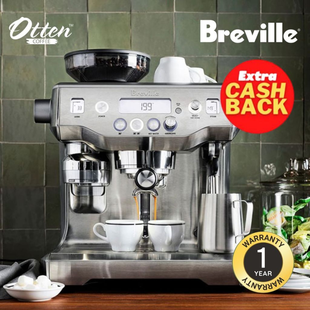 Breville - The Oracle Espresso Coffee Machine (Steel) - BES980BSS - Mesin Kopi Espresso