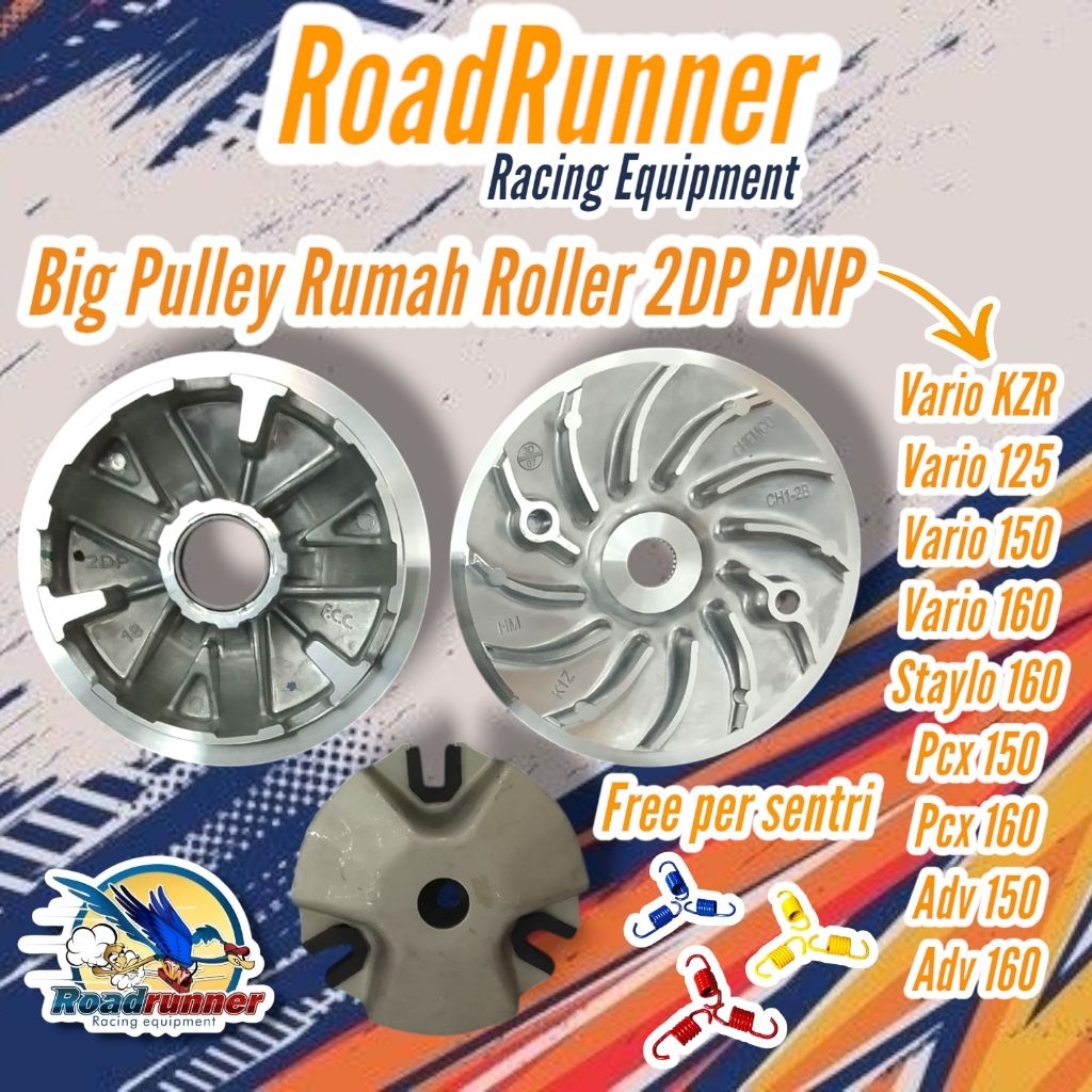 PULLEY RUMAH ROLLER 2DP PNP VARIO STAYLO KZR VARIO 125 VARIO 150 VARIO160 PCX 150 PCX 160 ADV 150