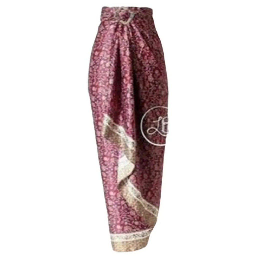 Rok Batik Wanita Bawahan Kebaya Model Kain Lilit Bahan Semi Sutra Silky Motif 037