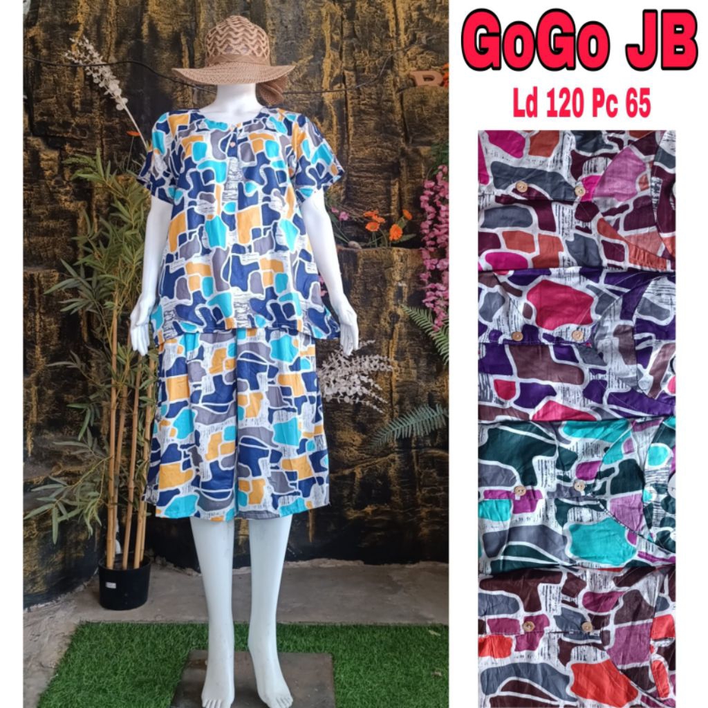 SET WANITA JUMBO LD 120 // SETELAN KULOT JUMBO //BAJU WANITA BAJU TIDUR