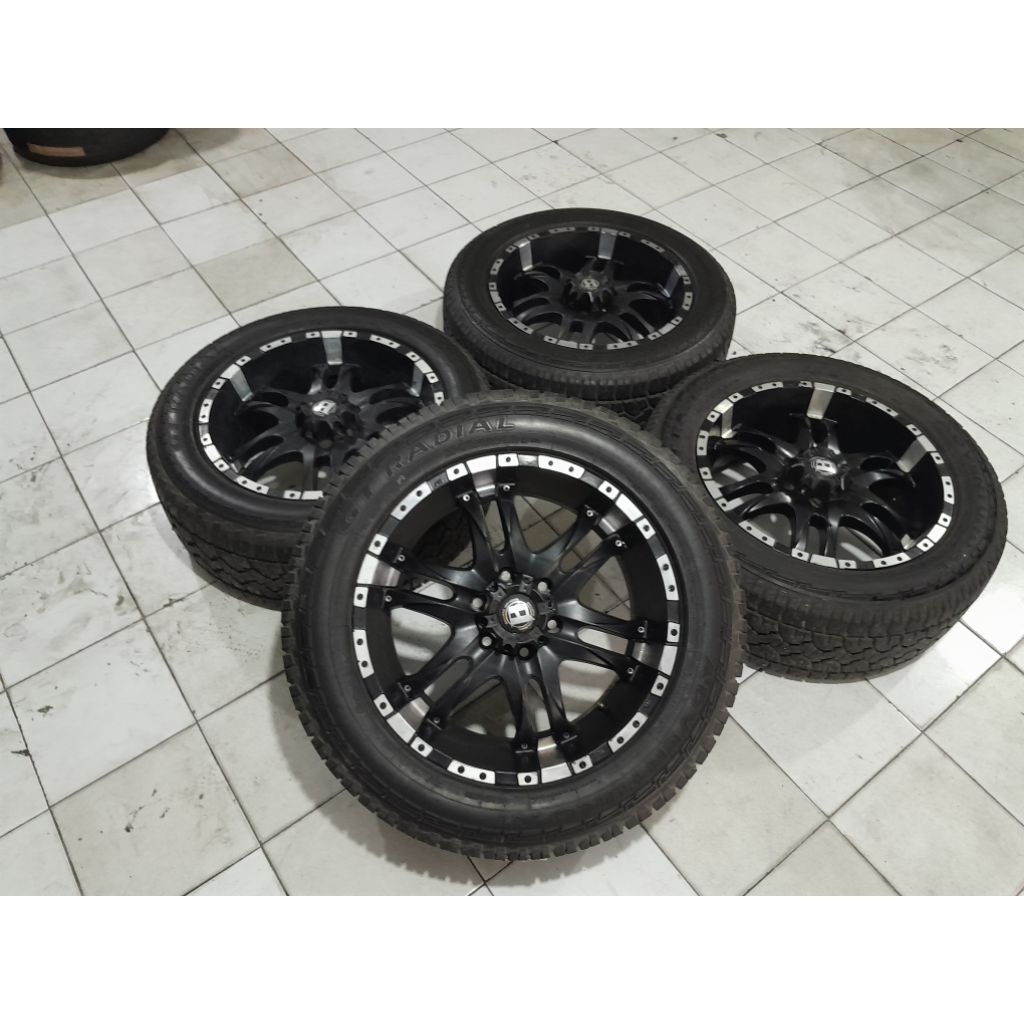 Velg pelek mobil Second murah  Balistik Ring 20 untuk  mobil pajero fortuner Ranger Hilux ford evere