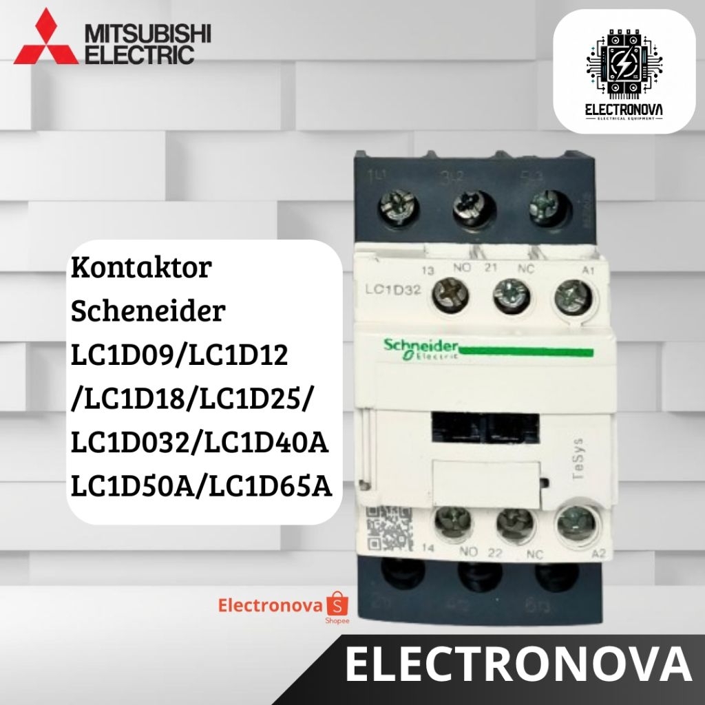 Kontaktor Schneider LC1D09/LC1D12/LC1D18/LC1D25/LC1D032/LC1D40A/C1D50A/LC1D65A