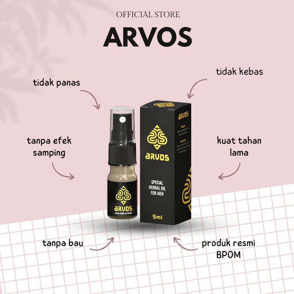 ARVOS SPRAY OIL MINYAK REFLEKSI TAHAN LAMA ARVOS SPRAY MEMBANTU MENGATASI EDI