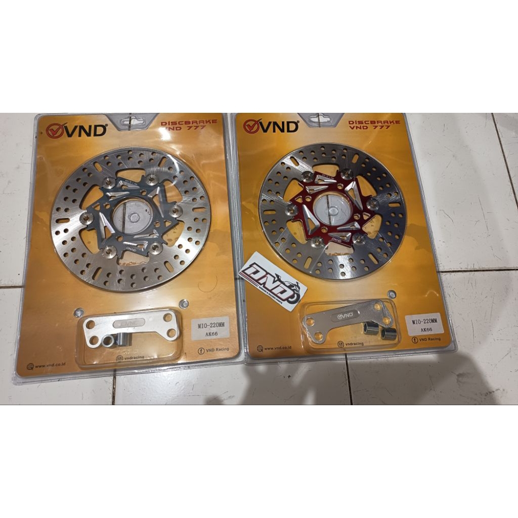 VND PIRINGAN DEPAN CAKRAM VND AK66 MIO floating 220mm/Discbrake vnd mio 220mm ak66/Piringan cakram d