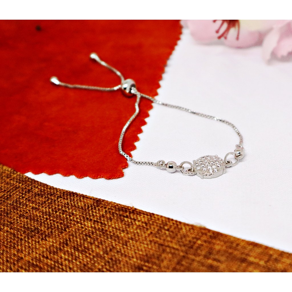 Gelang Serut Permata Manik Bulat Jewelry Xuping Titanium Korea Style