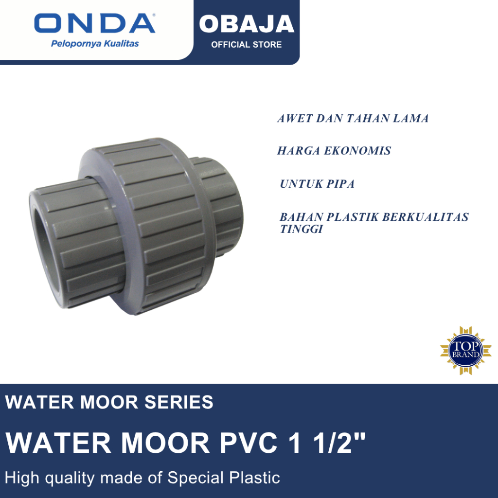 Onda Water Mur 1 1/2" / Water Moor PVC Onda 1 1/2" / Water Mur PVC