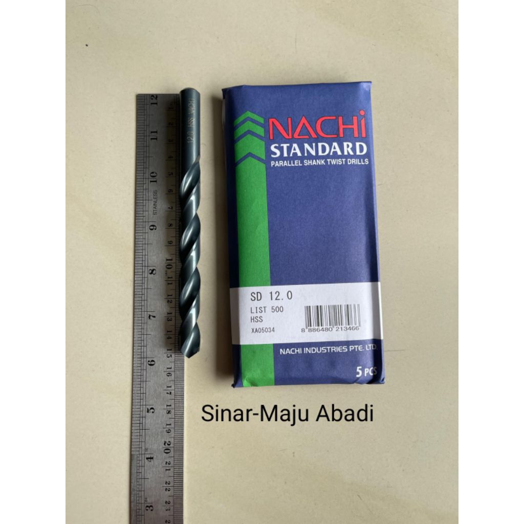 Nachi 12mm Mata Bor Besi HSS - Nachi Mata Bor Besi HSS 12MM
