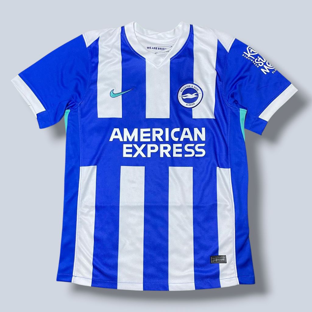 Jersey bola Brighton home musim 2025/26 baju bola dewasa kandang grade ori