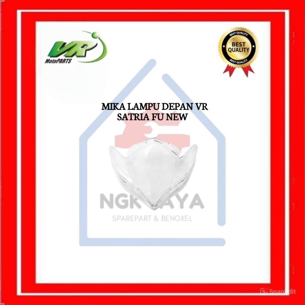 MIKA KACA LAMPU DEPAN SATRIA FU SATRIA FU 150 SATRIA FU FI THUNDER VR