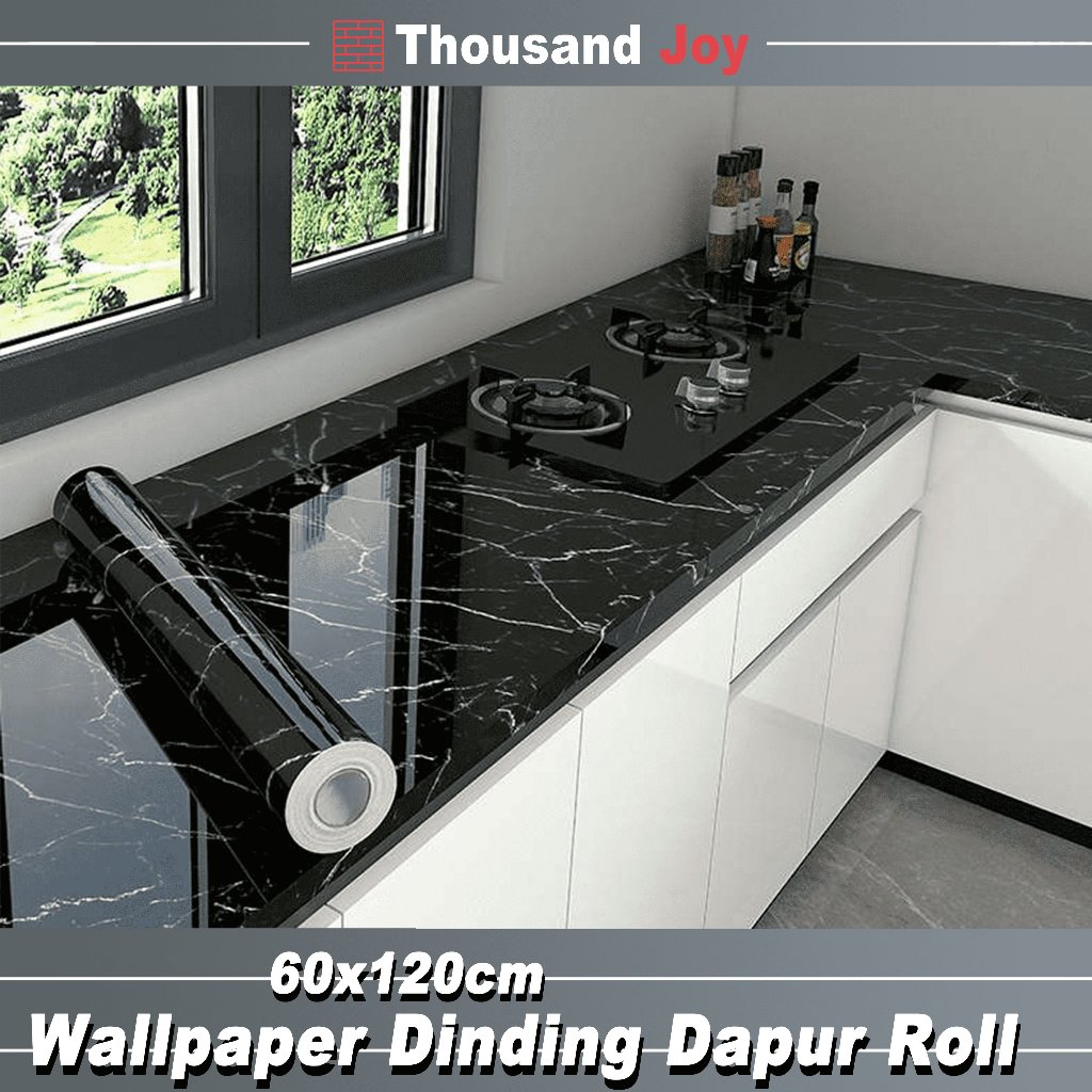 Thousand joy - Wallpaper Sticker Dinding Dapur 60x200cm(1Roll)Sticker Dapur Meja Dinding/Sticker Din