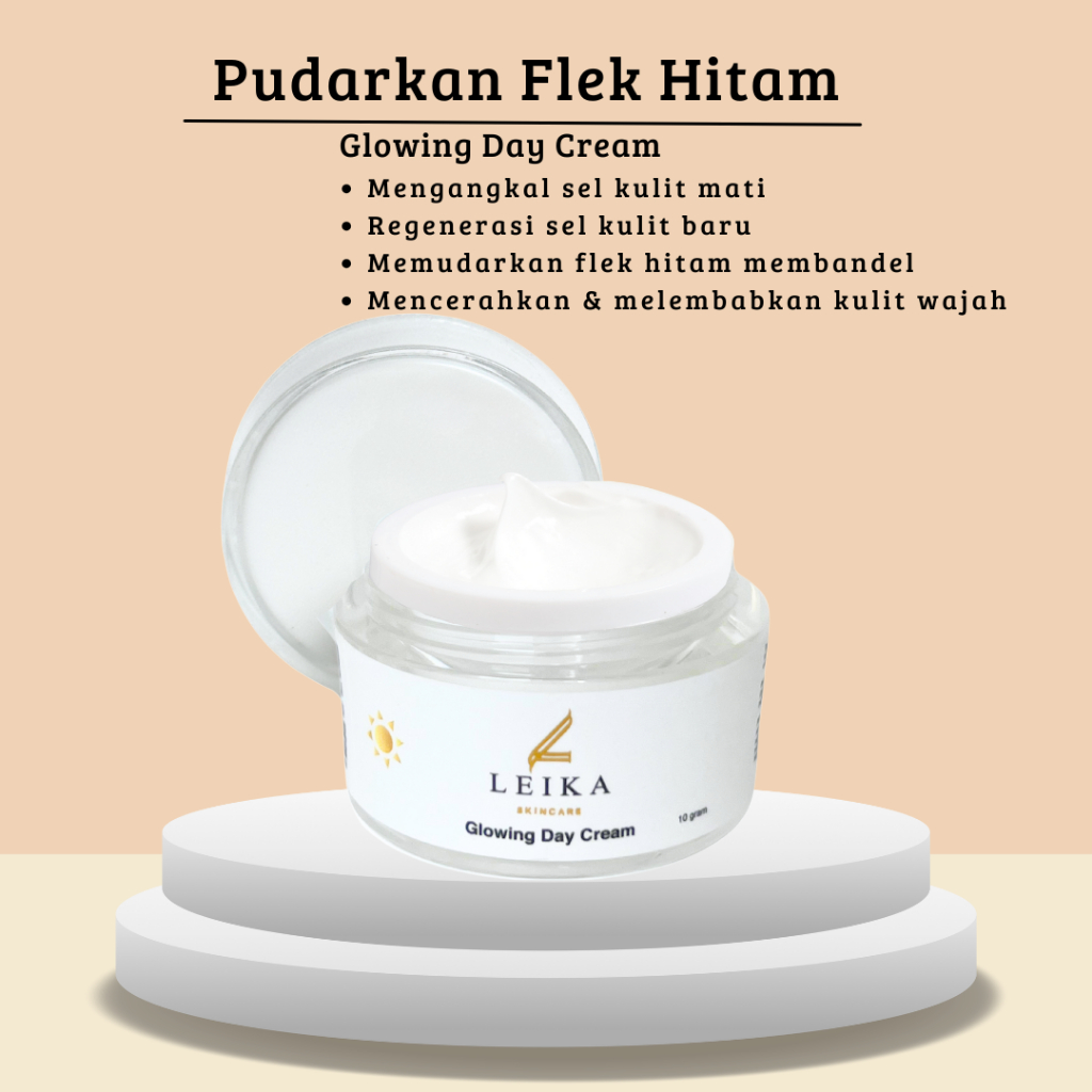 Glowing Day Cream Penghilang Flek Hitam Membandel DiWajah Ampuh Krim Penghilang Flek Melasma Menahun