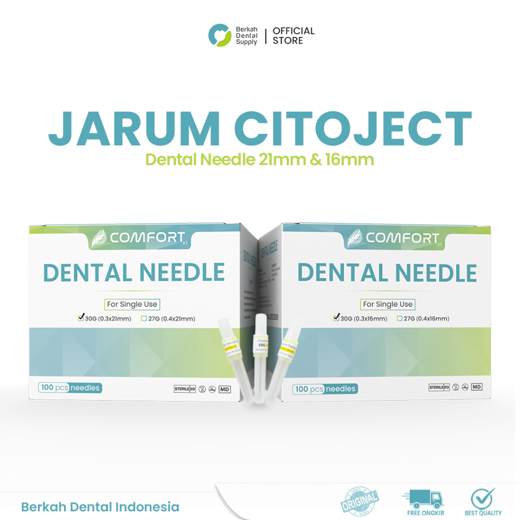 Dental Needle Citoject Jarum Citoject 30G / Jarum Citoject / Jarum Citojek