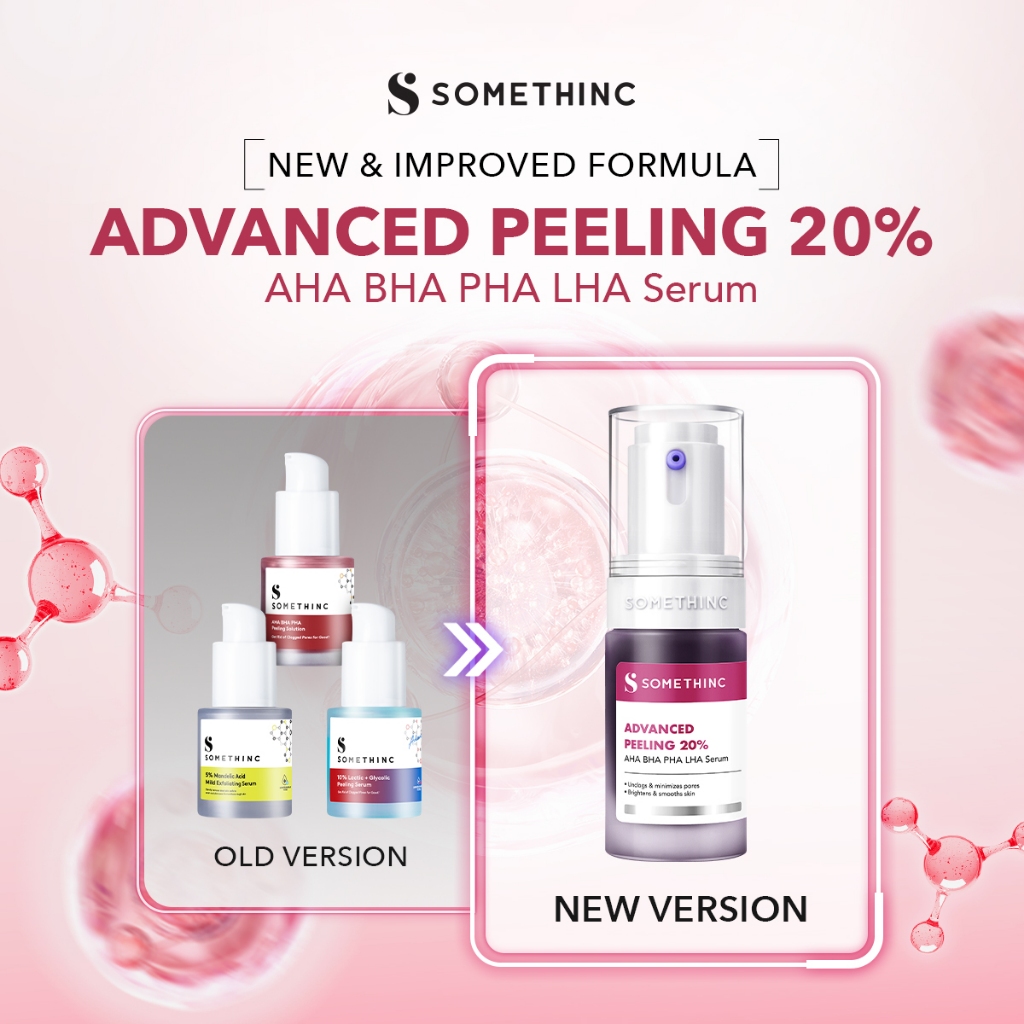 [BARU!] SOMETHINC Advanced Peeling 20% AHA BHA PHA LHA Serum - Mengangkat Sel Kulit Mati & Hiperpigm