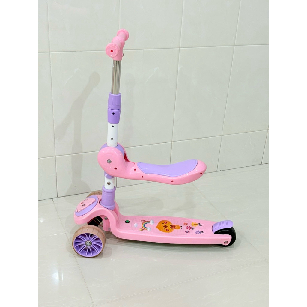 PRELOVED - Scooter Anak Roda 3 Skuter Injak Pedal Otoped Lipat Dilengkapi Kursi Musik Dan Lampu / Ma
