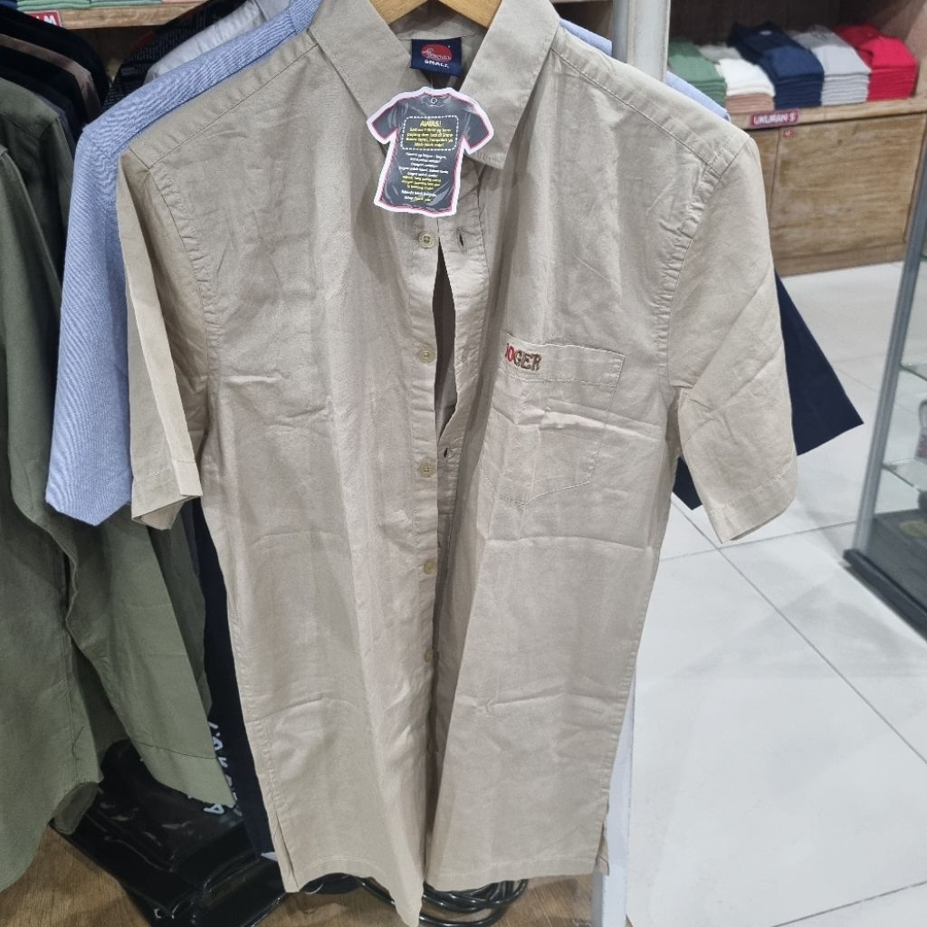 KEMEJA POLOS JOGER. KEMEJA PRIA. ATASAN COWOK. ORIGINAL JOGER. OLEH OLEH BALI
