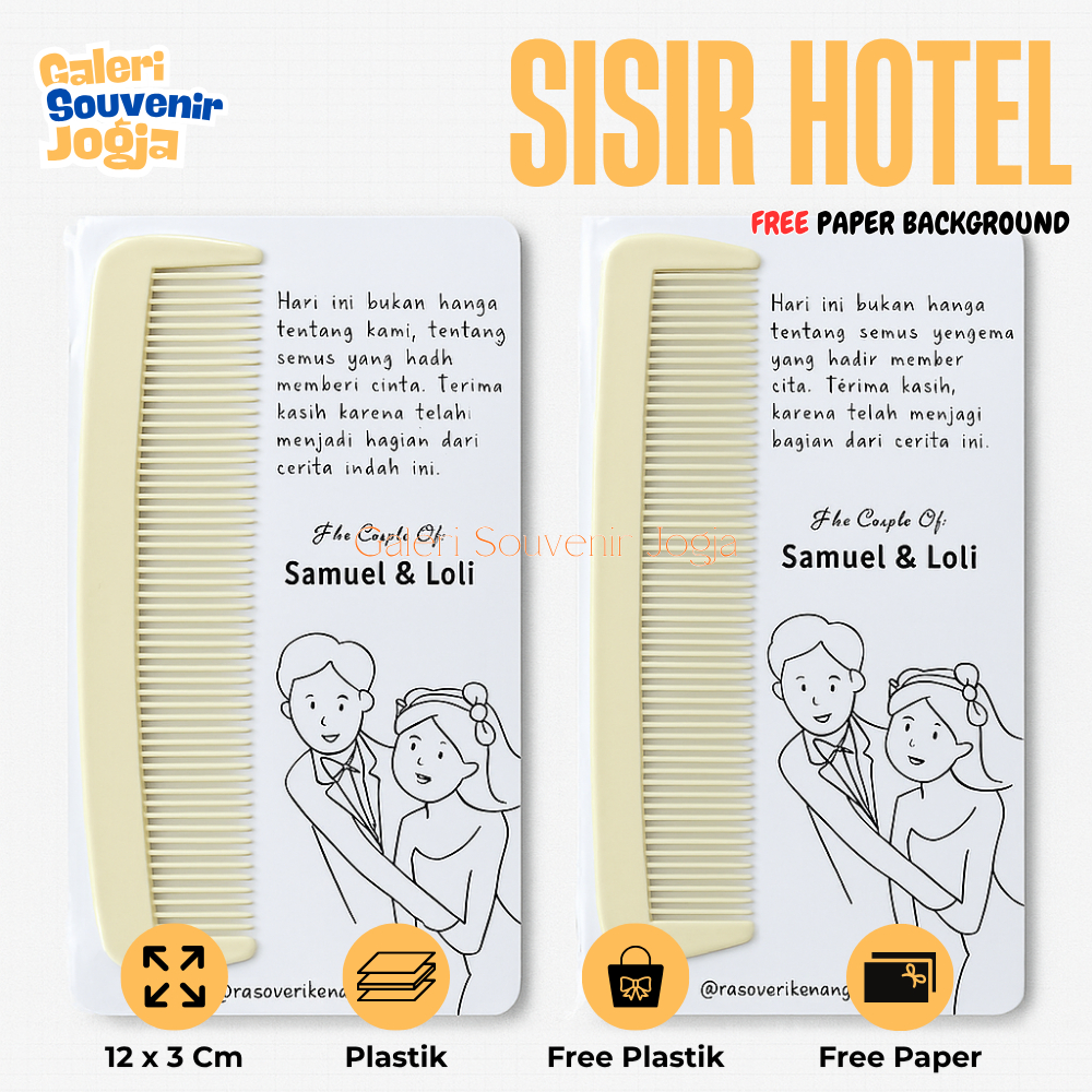 Souvenir Sisir | Sisir Hotel | Sisir Putih | Souvenir Seribuan