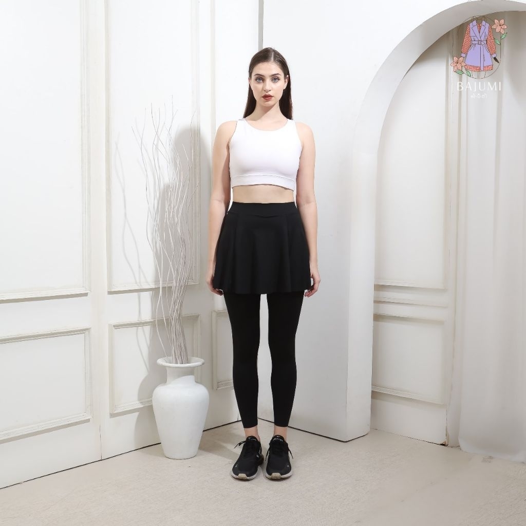 BAJUMI CLOTHING - LEGGING ROK WANITA SKIRT