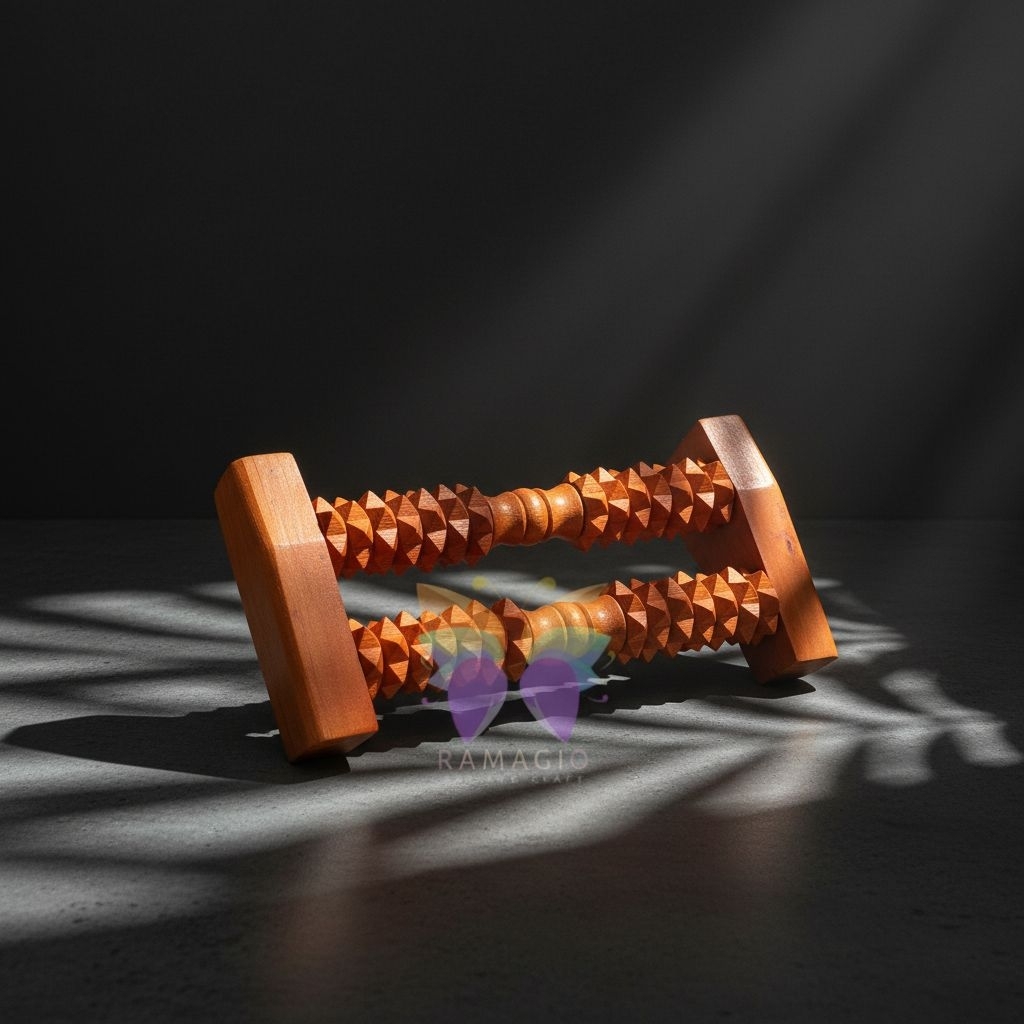 ALAT REFLEKSI KAKI BAHAN KAYU / ALAT PIJAT REFLEKSI KAKI