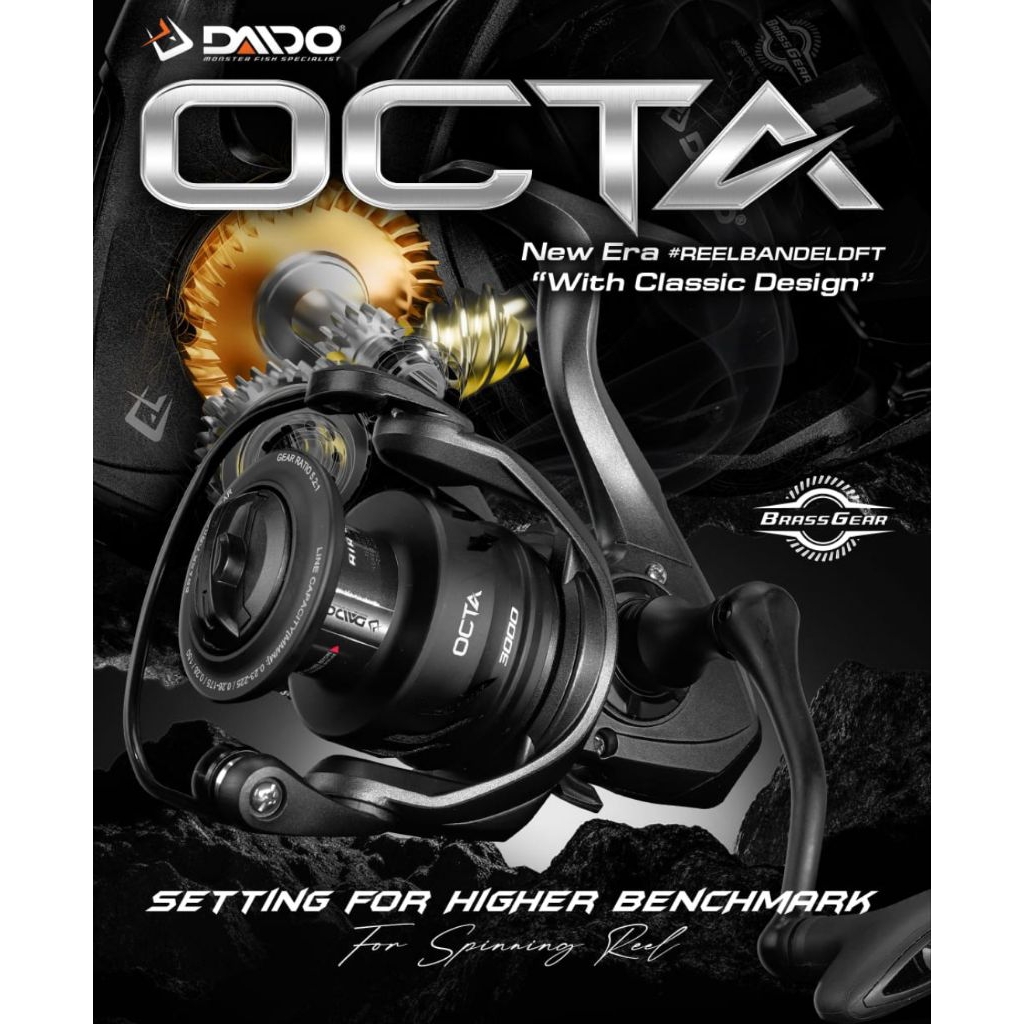 Reel Daido Octa 1000-6000 Brass Drive Gear