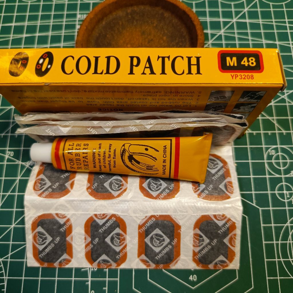 Tambal Ban / Alat Tambal Ban / Tambal Ban Tiptop Medium - 48 Cold Patch Thumbs Up Jempol Ban Dalam S