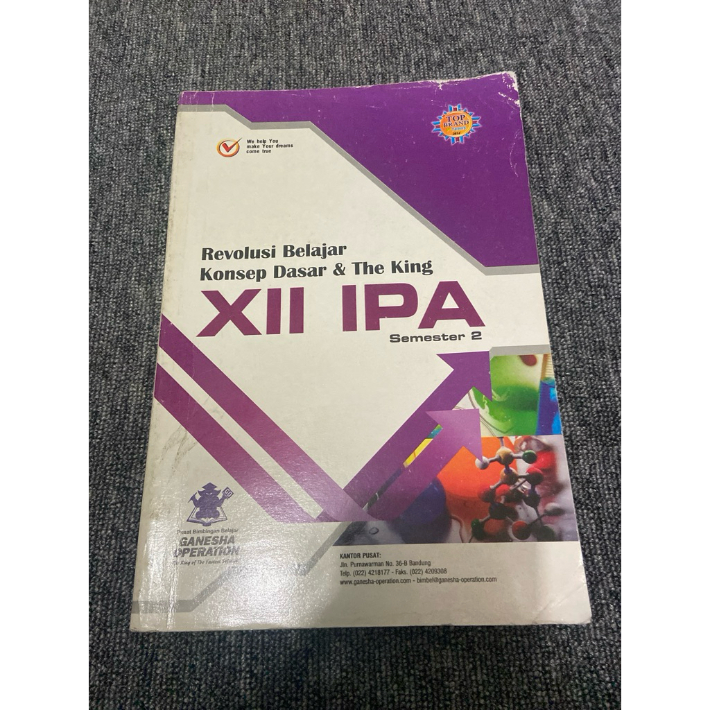 Revolusi belajar konsep dasar & the king xii ipa semester 2 ganesha operation