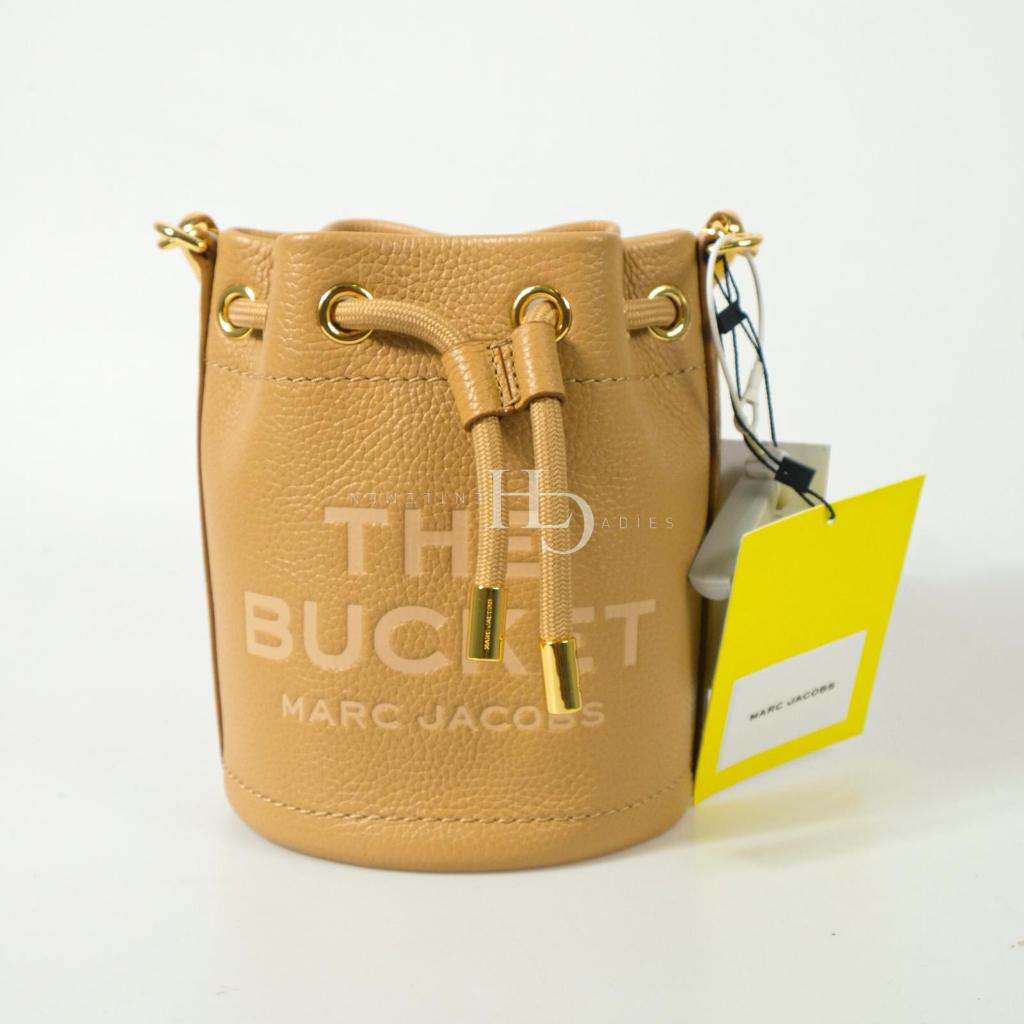 MJ The Leather Bucket Bag Camel (21 x 16 x 16)