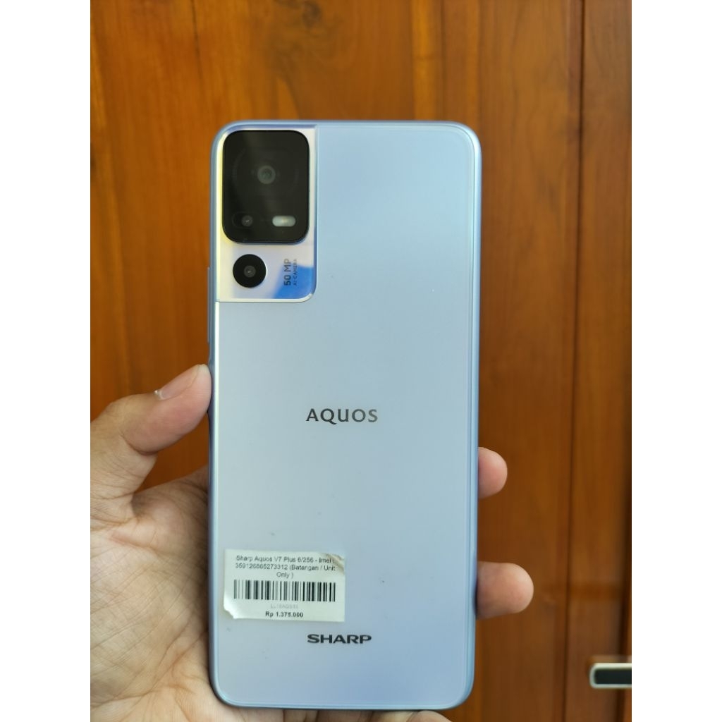 Sharp Aquos V7 Plus 6/256 - (Batangan / Unit Only ) Second | Resmi ORI | Normal No Minus |