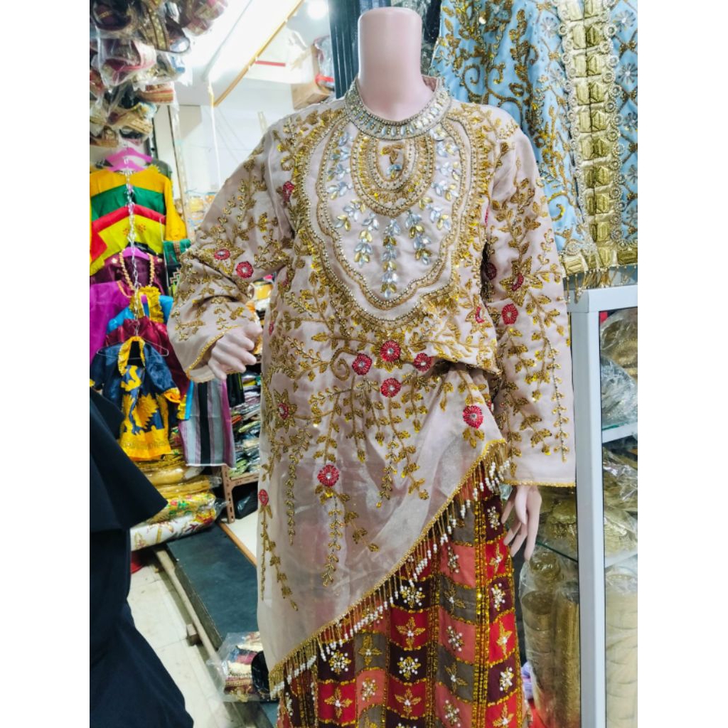 Baju penganting adat Bugis Makassar Payet cewe cowo