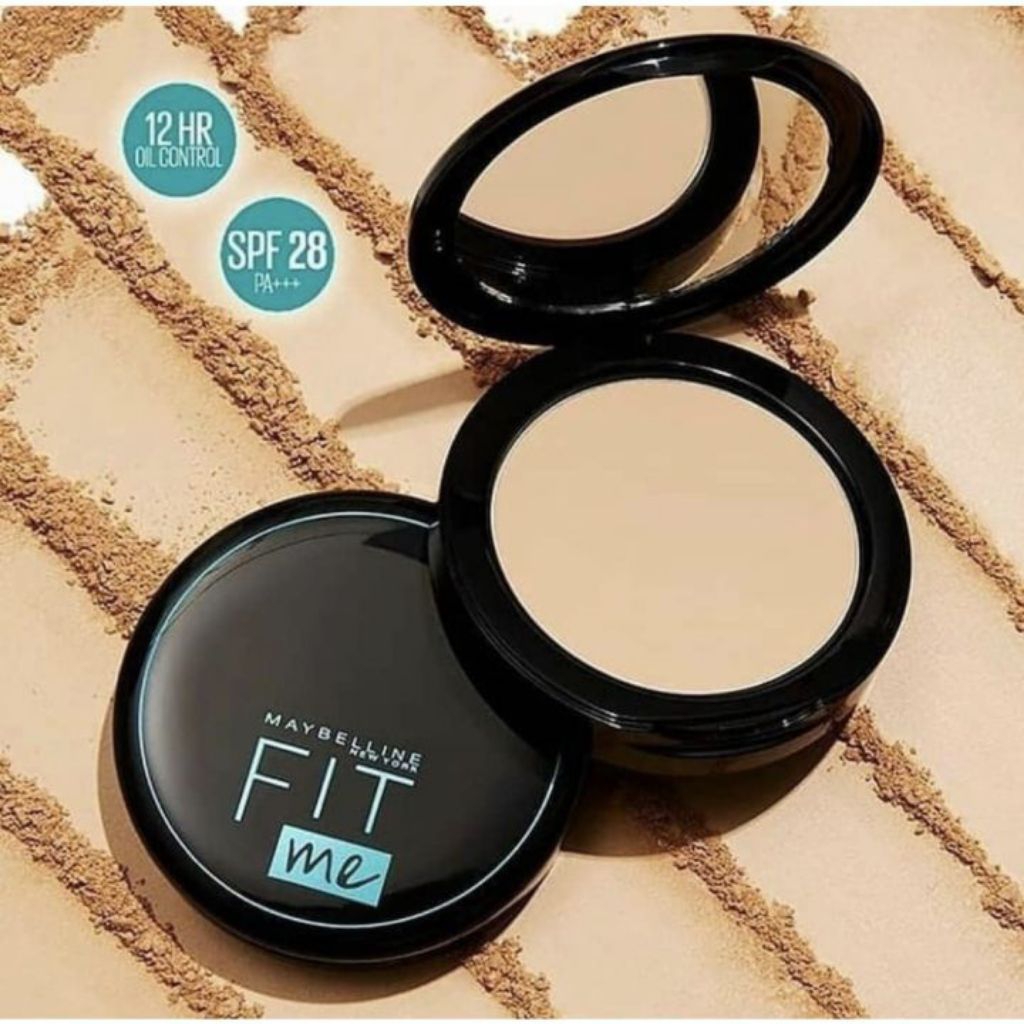 Original Bedak Maybellinee Fit Me Matte & Poreless Powder 120 Classic Ivory