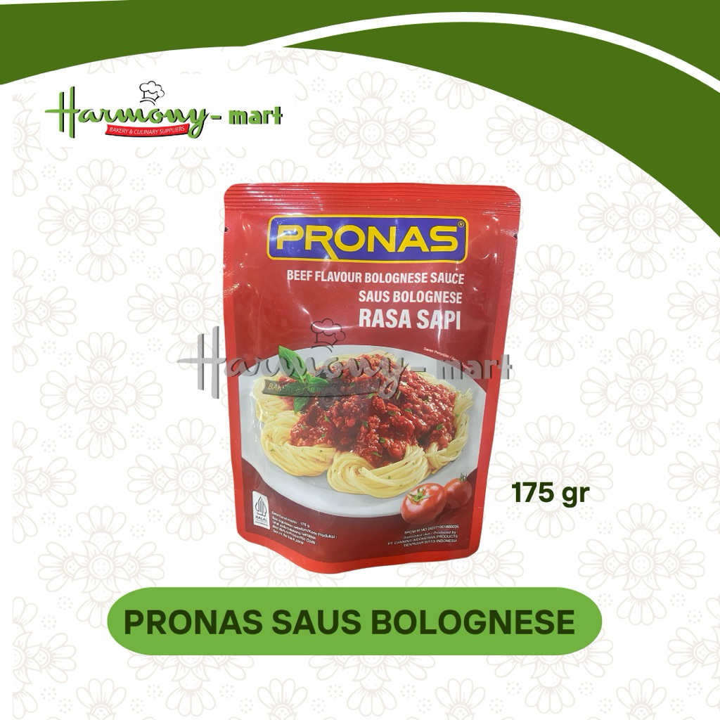 PRONAS Saus  Bolognese / Bolognese Sauce Rasa Sapi - 175gr