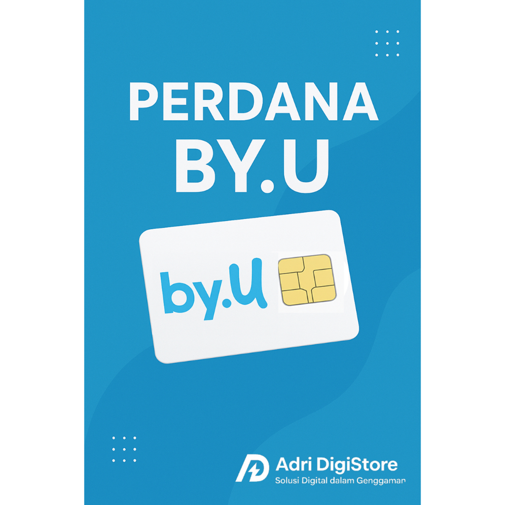 Kartu Perdana by.U Telkomsel – Nomor Baru Segel Resmi – Pilihan No Kuota / 3GB 30 Hari / 7GB 30 Hari