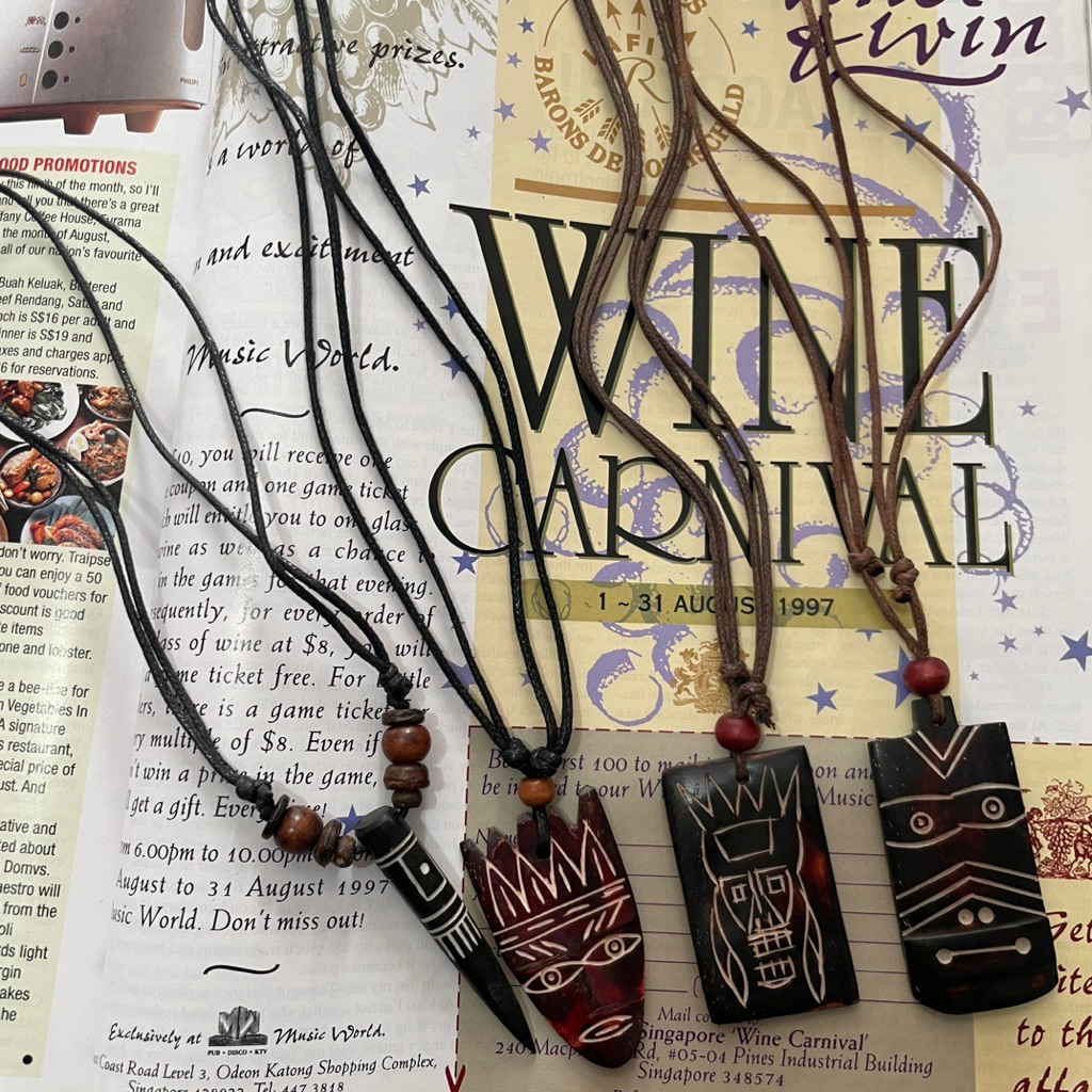 Kalung Etnik / Kalung Etnik Tradisional / Kalung Ukiran Kayu / Kalung Ukiran Kayu Etnik / Kalung Kay