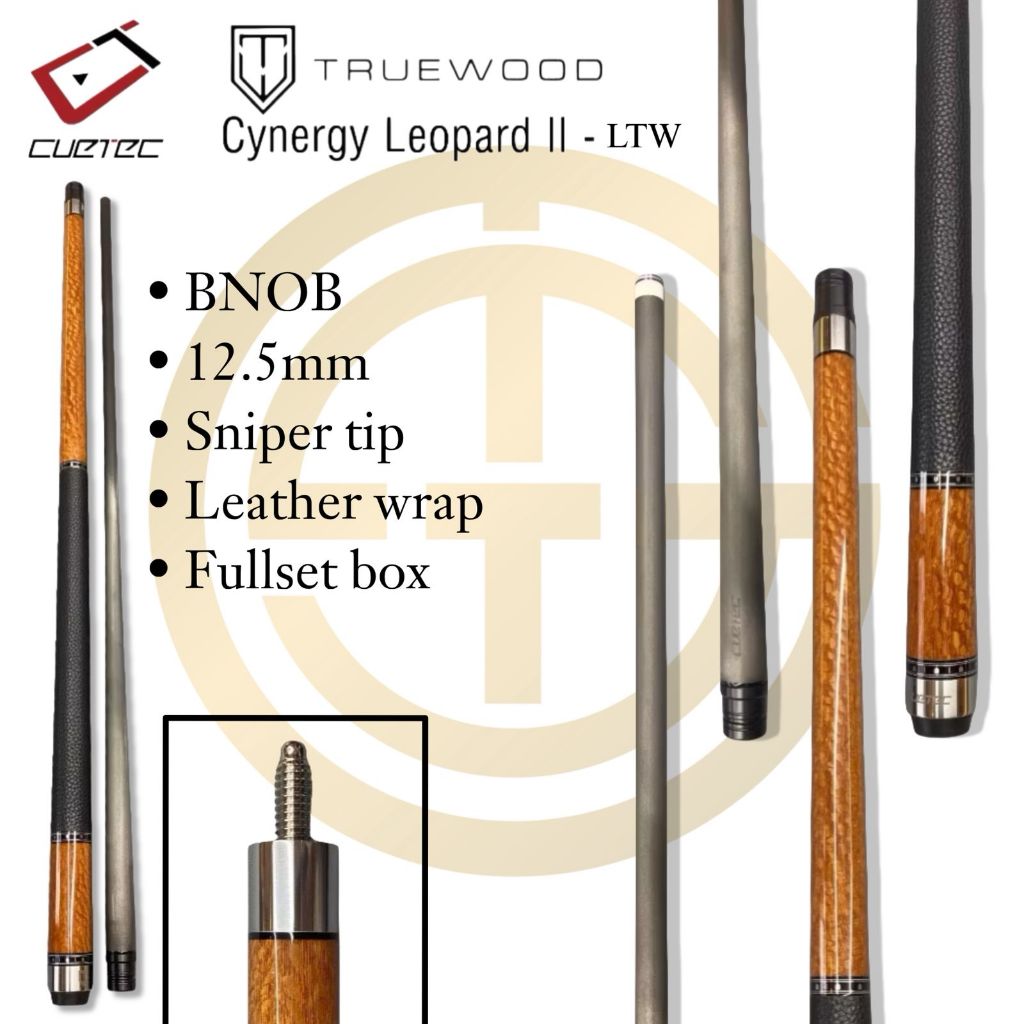 Cuetec Cynergy Truewood Leopard II - 12.5 LTW
