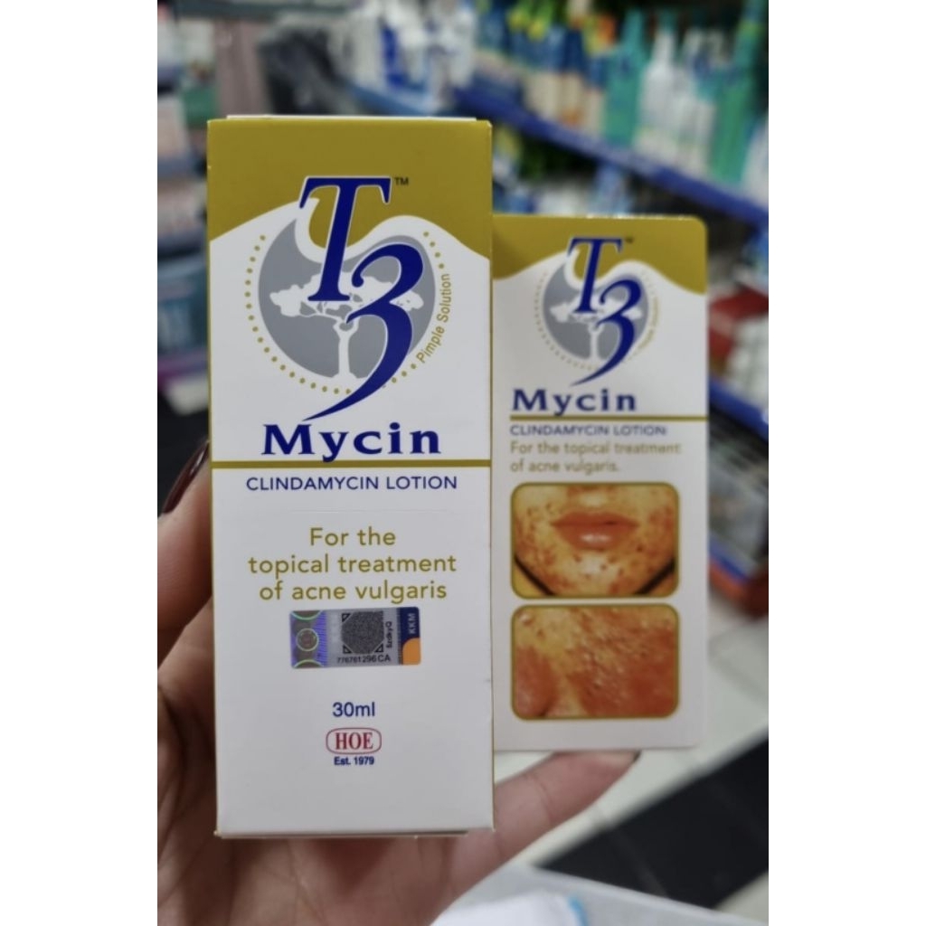 T3 MYCIN LOTION JERAWAT ORIGINAL MALAYSIA
