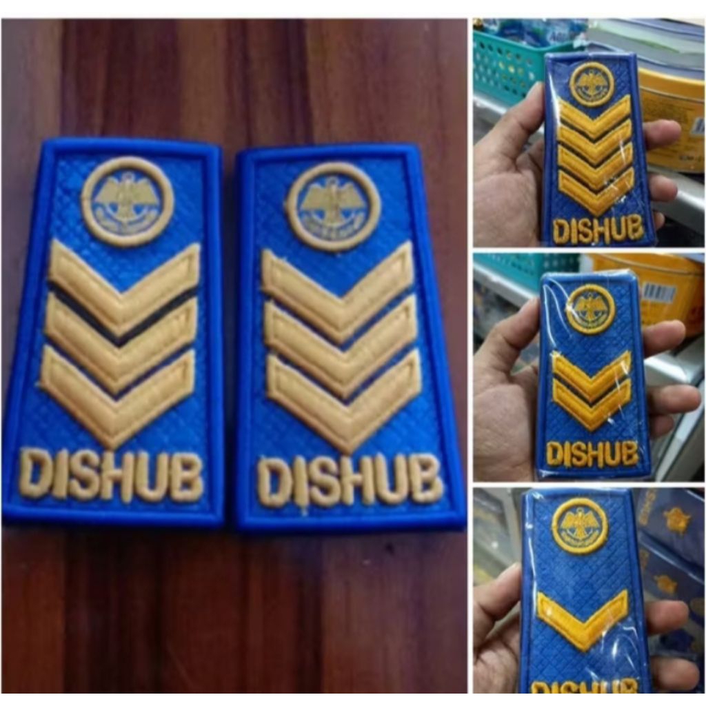 Pangkat Dishub GOL 2A / GOL 2B / GOL 2C /GOL 2D (bordir timbul)